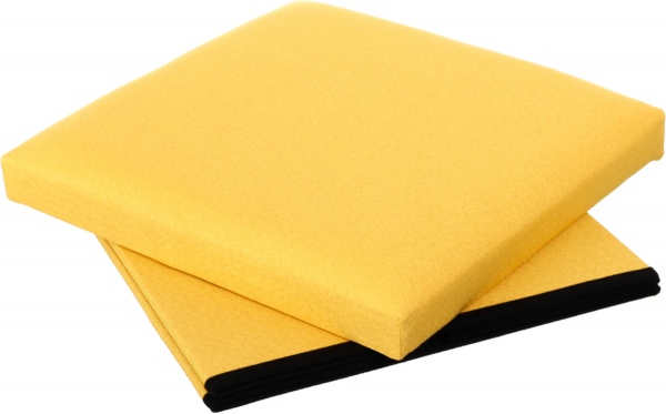Ящик-пуф складаний 40522220-2 жовтий 380x380x380 мм