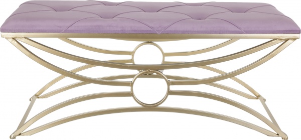 Банкетка 100х42х45 см лавандовий 