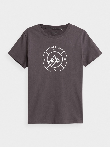 Футболка 4F H4Z21-TSD012-25S р.S сірий