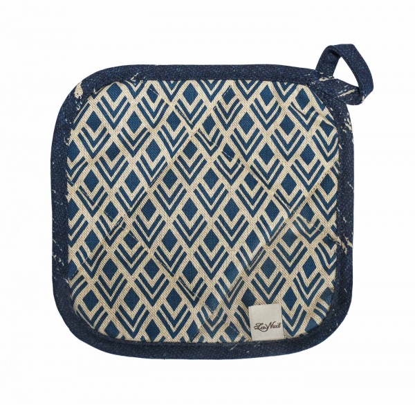 Прихватка Joy 20x20 см синій із малюнком La Nuit 