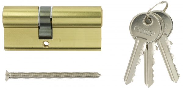 Циліндр Abus E50 30x40 ключ-ключ 70 мм матова латунь E50 MM 30/40