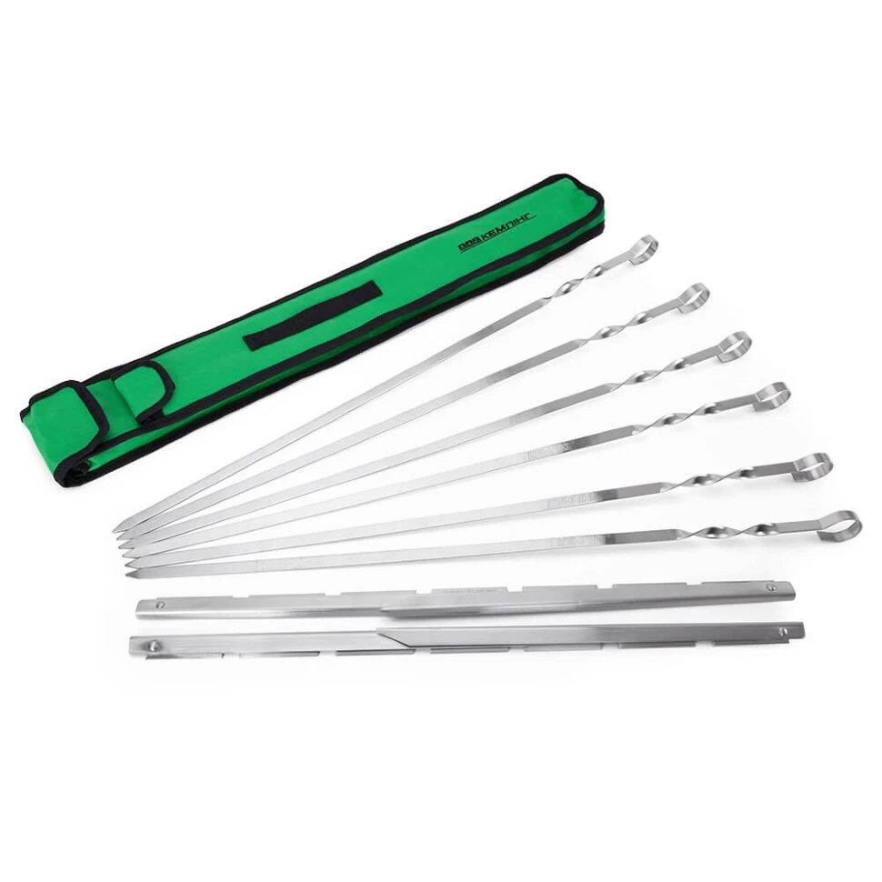 Набор шампуров 6 шт. Кемпинг с подставкой ZDBQ-807