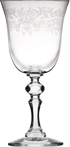 Набор бокалов для вина Krosno Prestige krista deco F576030022085EK0 220 мл 6 шт.