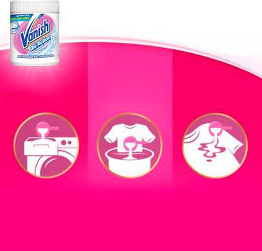 Пятновыводитель-отбеливатель Vanish Oxi Action порошок для ткани 300 г