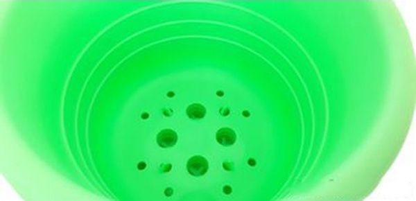 Горшок пластиковый Омела Омела Пастель 1 литра круглый 1л мята 