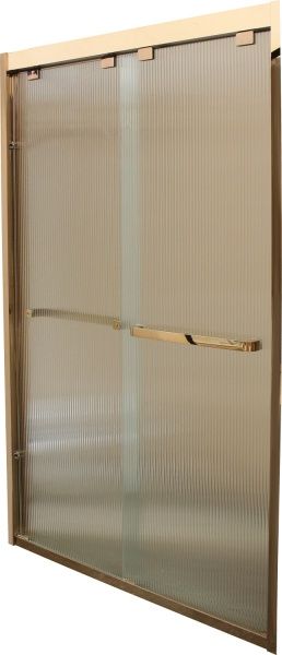 Душевые двери EGO ART 120х190 см стекло волнистое 