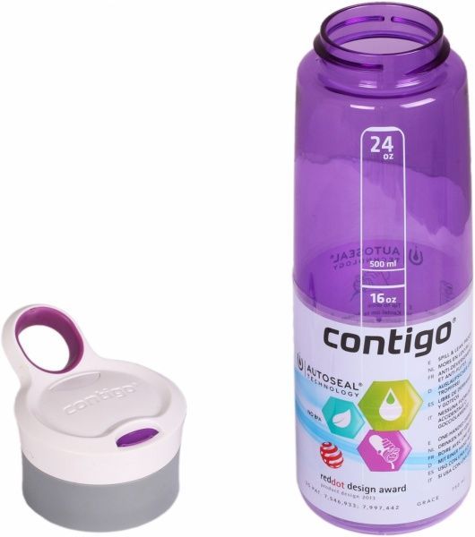 Пляшка спортивна Grace 0,75 л пурпурова Contigo