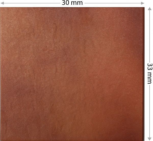 Клінкерна плитка Солар Браун прямий капінос 30x33 Opoczno