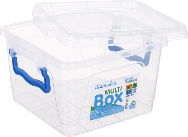 Контейнер для харчових продуктів з кришкою №18 2,4 л DIOMEDEA