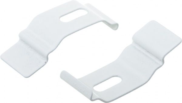 Клипса Rollotex 2 шт. 1.9х5 см белый 