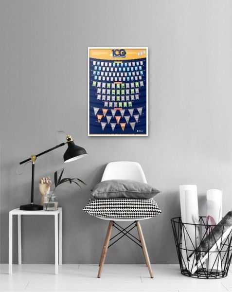 Скретч-постер 100 ДЕЛ