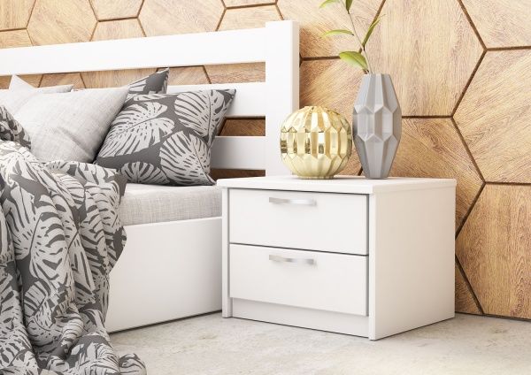 Тумба приліжкова Estella Тесса білий 