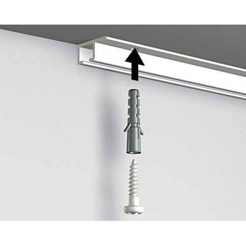 Комплект для подвеса двух картин Top Rail Комфорт 200 см 20 кг/м белый Artiteq