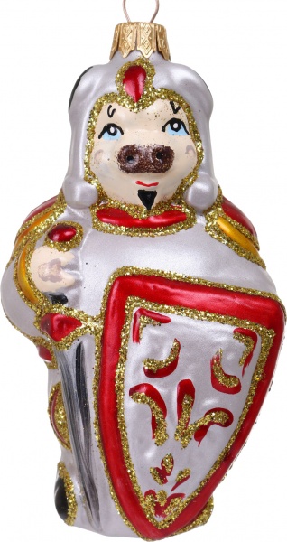 Декорация новогодняя Формовая игрушка в ассортименте 9 см 