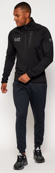 Джемпер EA7 6HPMC6-PJ3HZ-1200 р. XL чорний