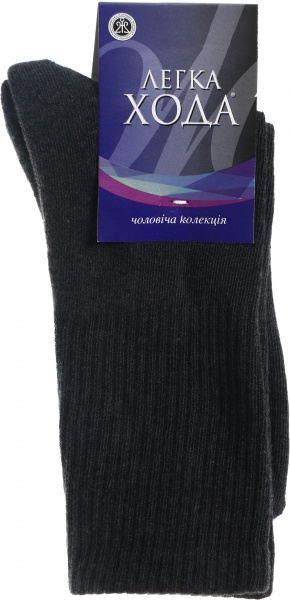 Шкарпетки Легка хода 6290 р. 25 темно-сірий 