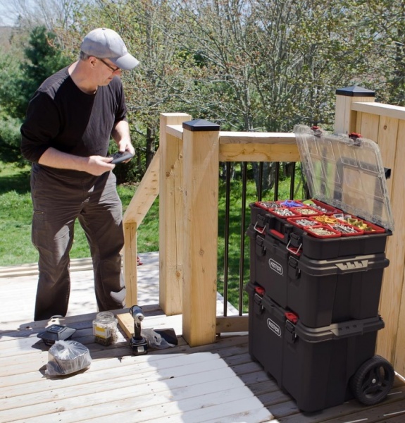 Ящик для інструментів Keter StackN'Roll 21