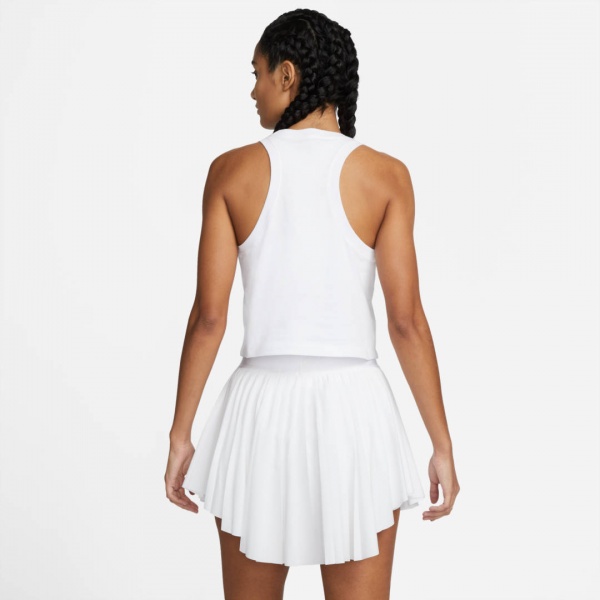 Майка Nike W NKCT TANK SSNL COURT DD8723-100 р.S білий