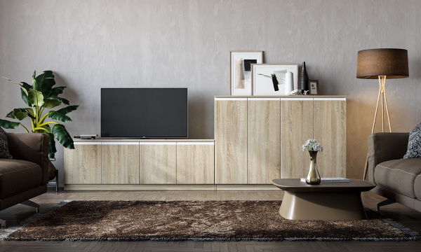 Комод Грейд Эстер 4д 1600x540x442 мм дуб сонома /дуб сонома 