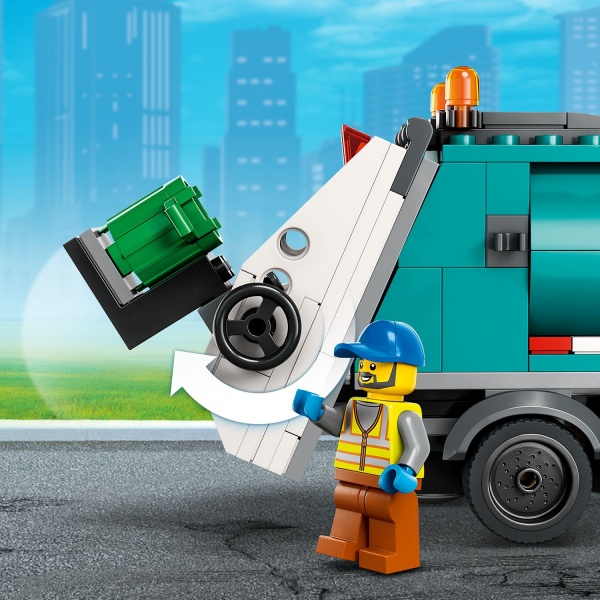 Конструктор LEGO City Грузовик для переработки отходов 60386