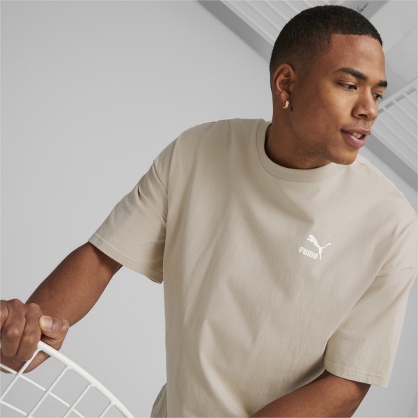 Футболка Puma CLASSICS OVERSIZED TEE 53807088 р.L бежевий