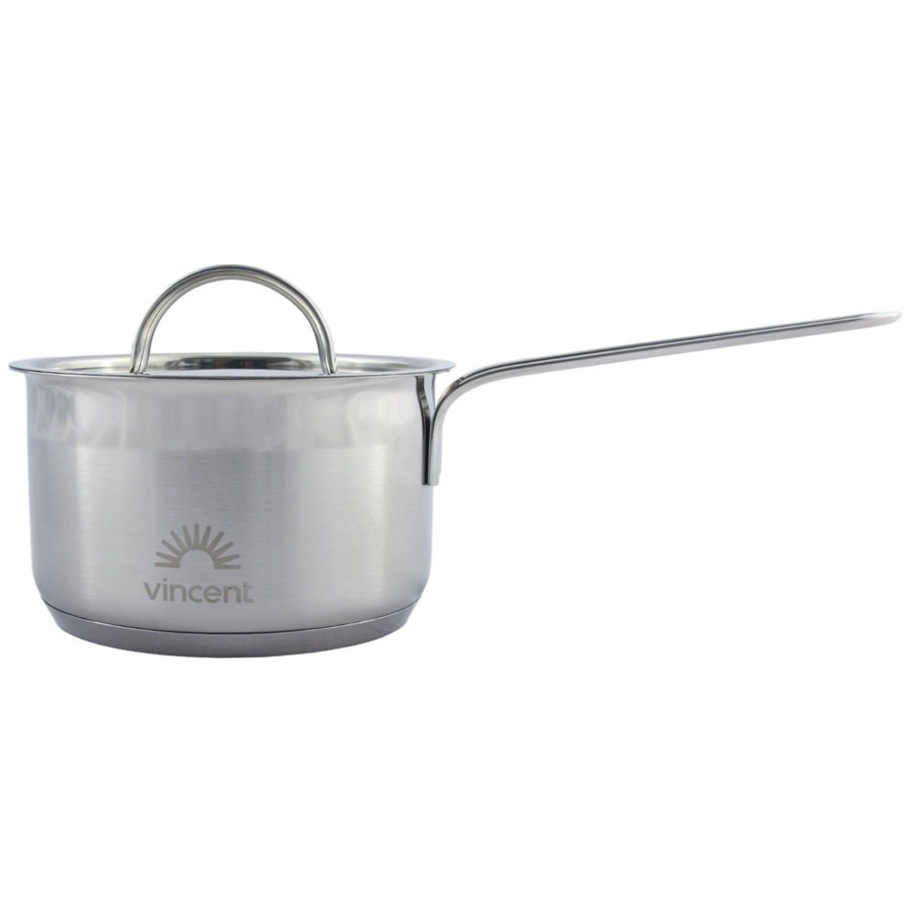 Ковш с крышкой Vincent 14 см 1,1 л VC-3185-14
