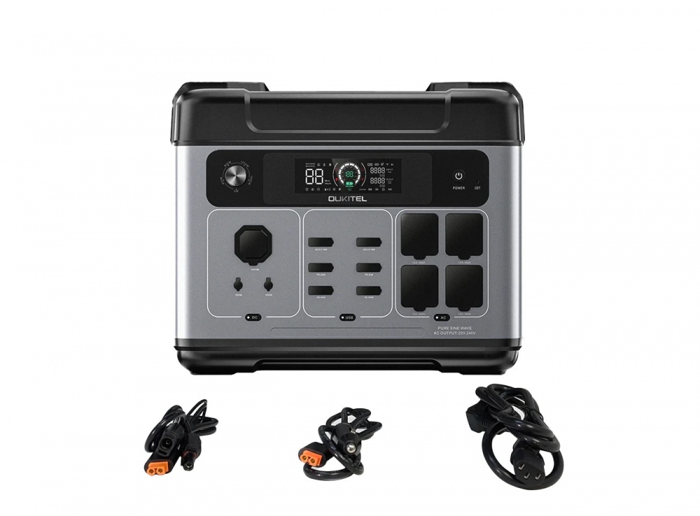Зарядна станція Oukitel P2001E Plus 2400W (2048 Вт·год)