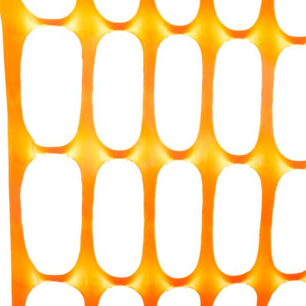 Сетка заградительная Клевер аварийная 80х35/1х50 оранжевая