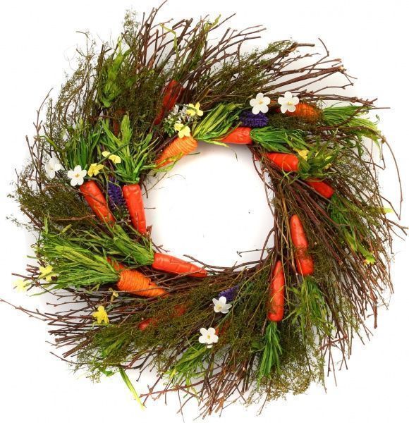 Венок из веточек и морковок WJ19001