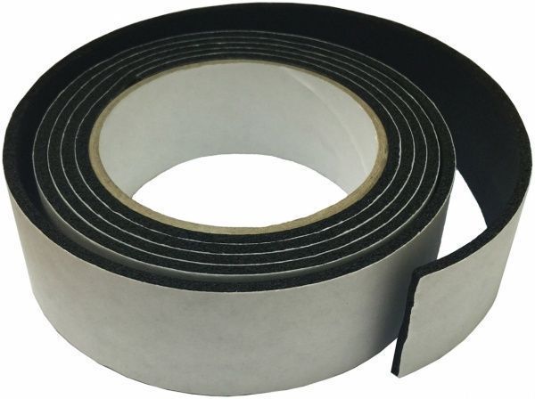 Уплотнитель самоклеящийся резиновый LuckyLock 1250.10.15 15х10 мм 5 м черный  