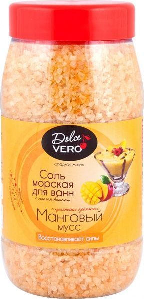 Соль для ванны Dolce Vero Манговый мусс 550 г