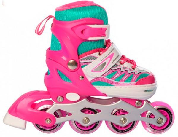 Роликові ковзани A4122-XS-P р. 27-30 рожевий