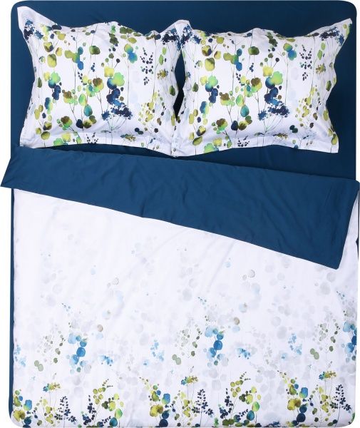 Комплект постільної білизни Spring bloom D двоспальний різнокольоровий принт La Nuit 