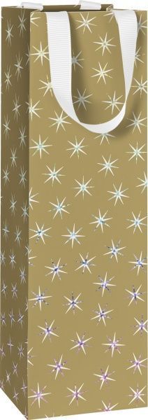 Пакет подарунковий Adaria gold 11x10.5x36 см STEWO