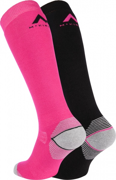 Носки McKinley Rob ux 2-pack McK 205930-913401 р.42-44 черно-розовый