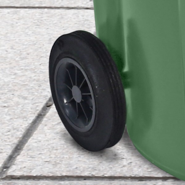 Контейнер Plastik Gogic для збору та зберігання твердих побутових відходів Преміум 120 л сірий