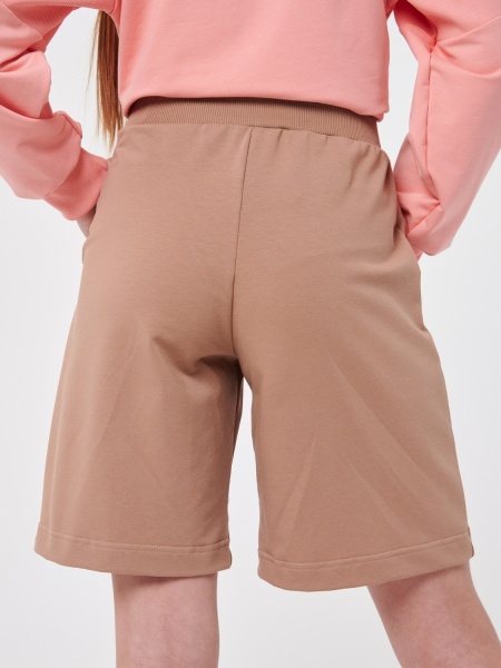 Шорты для девочек Smil 112377 р.146 бежевый 