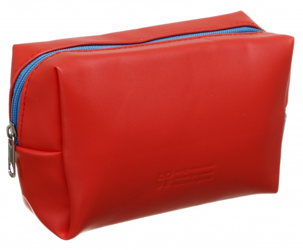 Косметичка Zipper Red 16.5х11.5х7 cм поліестер RH820r