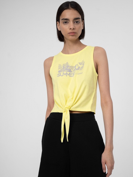 Майка 4F TSHIRT F566 4FSS23TTSHF566-73S р.2XL жовтий