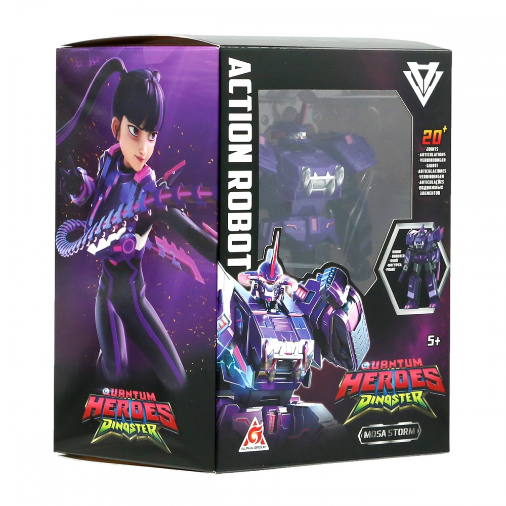 Фигурка DINOSTER Моса Шторм 12,7 см с аксессуарами EU580873