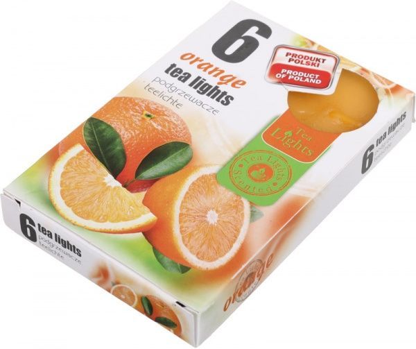 Набор свечей Апельсин 6 шт.