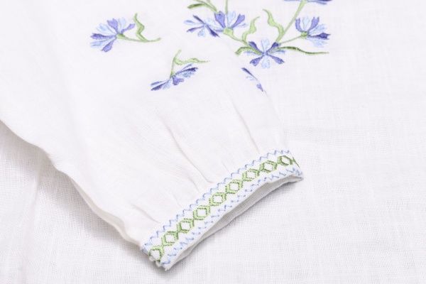 Вишиванка Гармонiя Волошки р.92 синій 