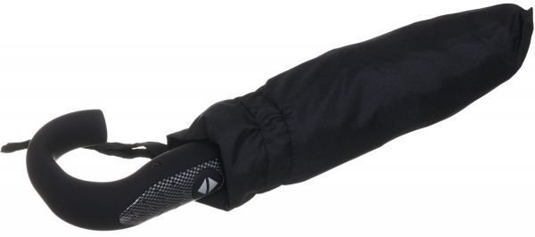 Парасолька Susino чоловіча 3 секційна 56 см 8 спиць ручка гак чорний 