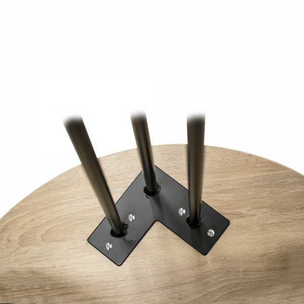 Стол журнальный Zac дуб сонома/черный 600x430мм 