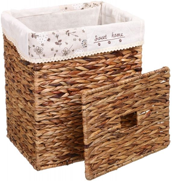 Корзинка плетеная Tony Bridge Basket с текстилем 42х32х52 см XTA19-61AB-1 