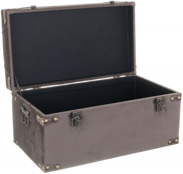 Скриня-пуф Велюр мокко 57х30х29 см 