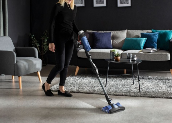 Пылесос аккумуляторный Rowenta X-Force 9.6 Aqua Animal RH20C7WO black/blue 