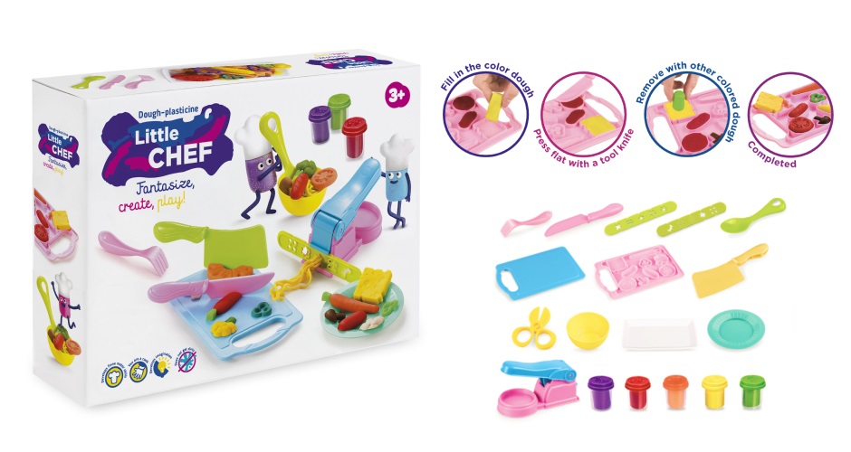 Набор для лепки DGT-ART Маленький шеф-повар TY4464