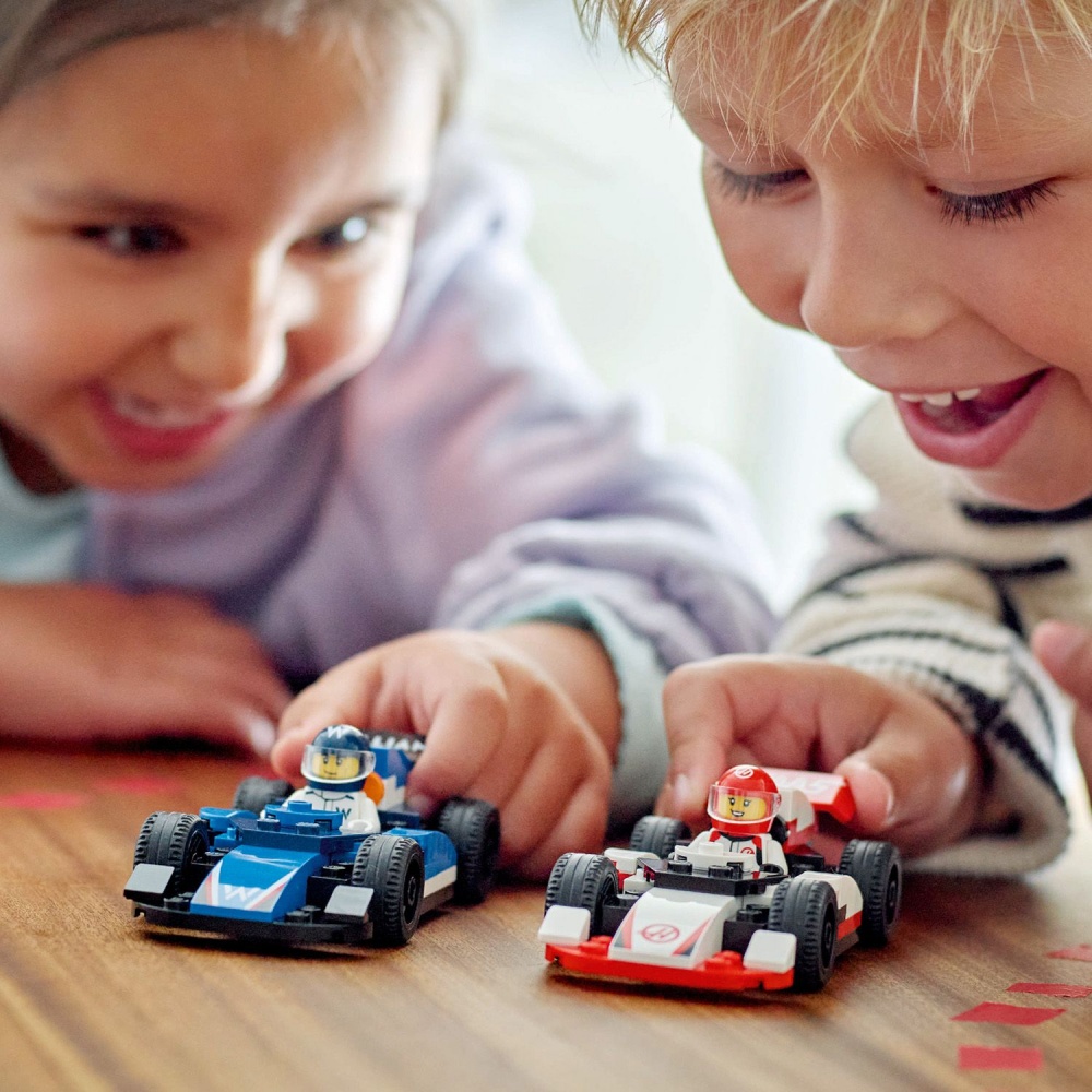 Конструктор LEGO City Автомобили для гонки F1® команд Williams Racing и Haas F1® 60464