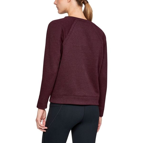 Джемпер Under Armour RIVAL FLEECE CREW 1317859-600 р. XS бордовый